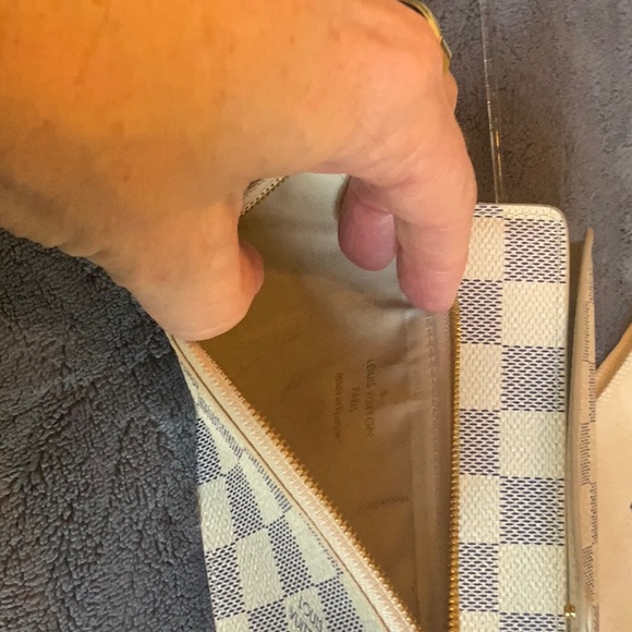 Louis Vuitton snap wallet 2 pieces. DAMIER AZUR - Picture 4 of 6